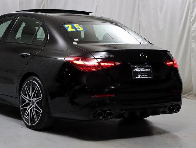 used 2025 Mercedes-Benz AMG C 43 car, priced at $61,874