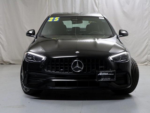 used 2025 Mercedes-Benz AMG C 43 car, priced at $61,874