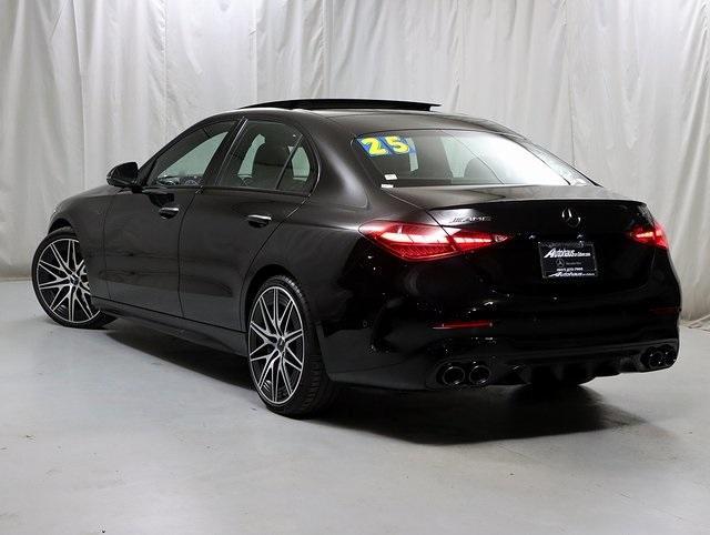 used 2025 Mercedes-Benz AMG C 43 car, priced at $61,874
