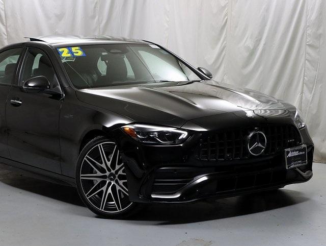 used 2025 Mercedes-Benz AMG C 43 car, priced at $61,874