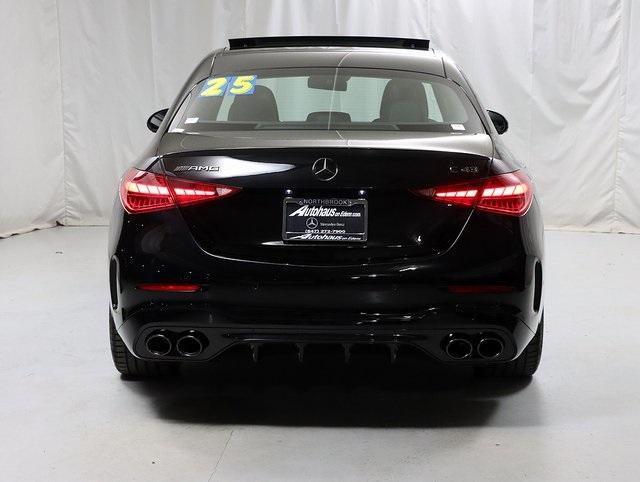 used 2025 Mercedes-Benz AMG C 43 car, priced at $61,874