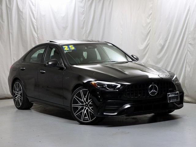 used 2025 Mercedes-Benz AMG C 43 car, priced at $61,874
