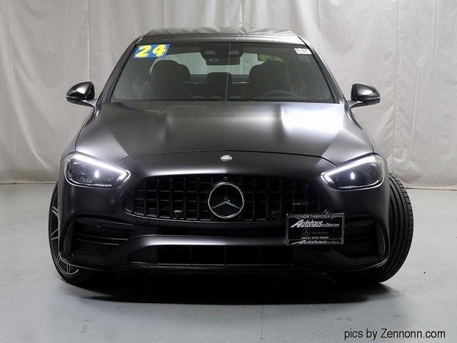 used 2024 Mercedes-Benz AMG C 43 car, priced at $68,844