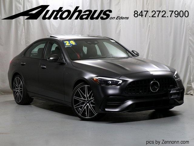 used 2024 Mercedes-Benz AMG C 43 car, priced at $68,844