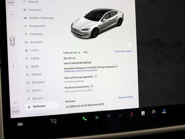 used 2022 Tesla Model S car, priced at $41,478