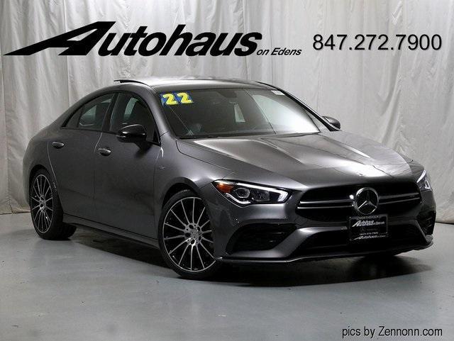 used 2022 Mercedes-Benz AMG CLA 35 car, priced at $40,564