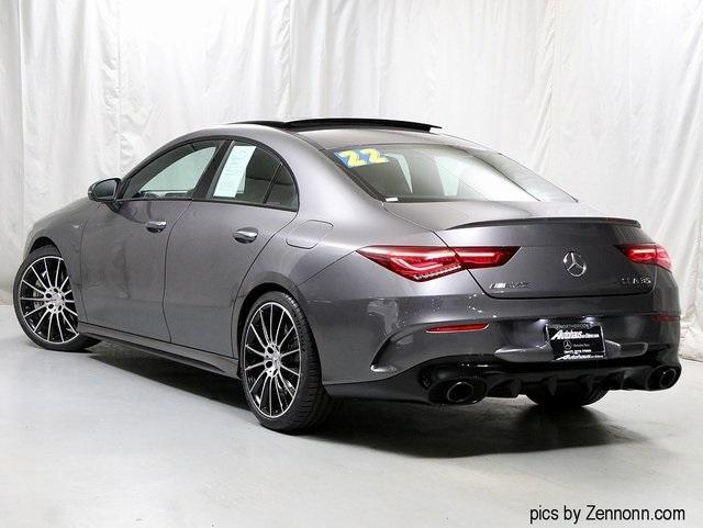 used 2022 Mercedes-Benz AMG CLA 35 car, priced at $40,564