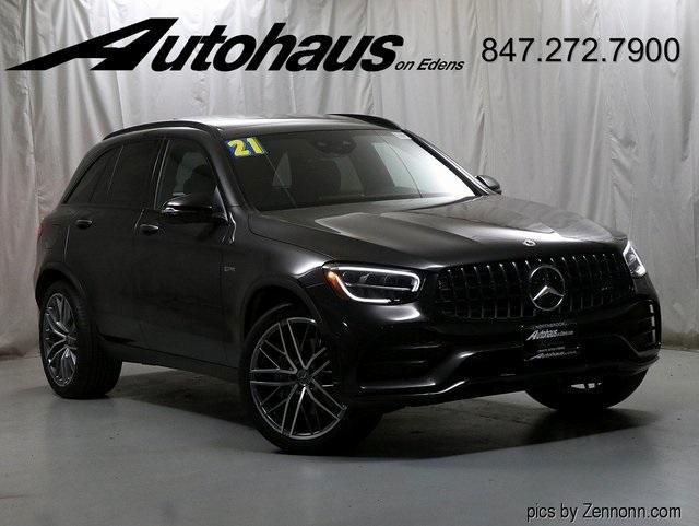 used 2021 Mercedes-Benz AMG GLC 43 car, priced at $48,192