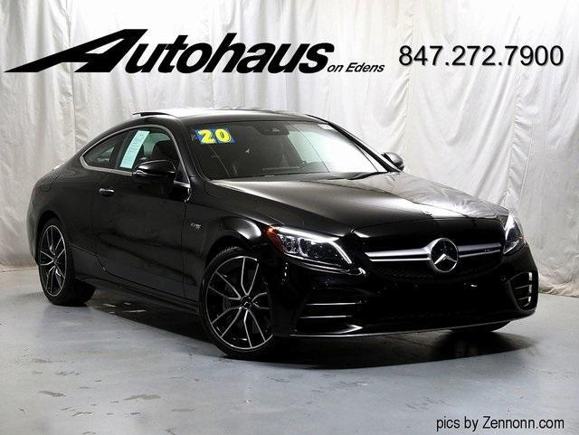 used 2020 Mercedes-Benz AMG C 43 car, priced at $42,393