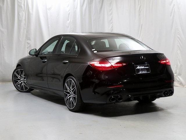 new 2024 Mercedes-Benz AMG C 43 car, priced at $75,000