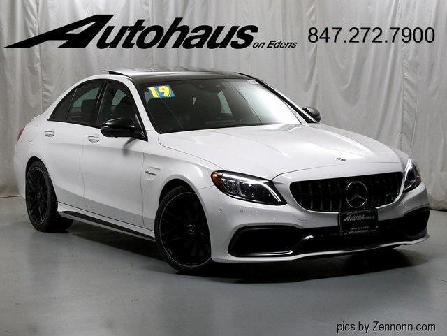 used 2019 Mercedes-Benz AMG C 63 car, priced at $52,474