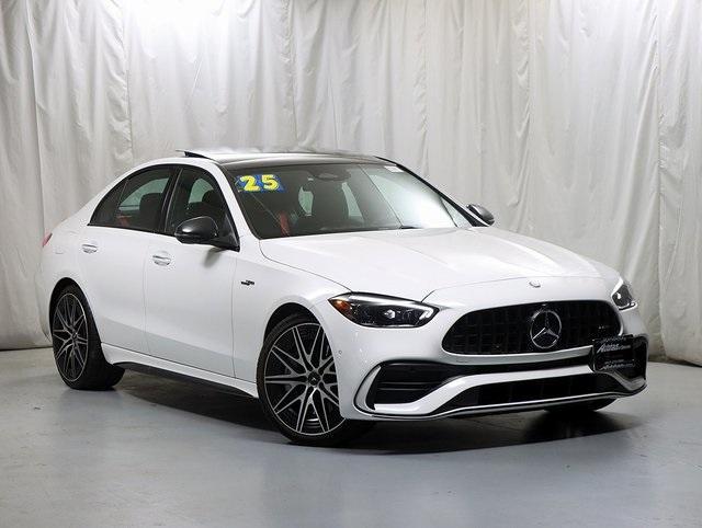 used 2025 Mercedes-Benz AMG C 43 car, priced at $67,345
