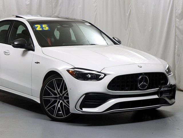 used 2025 Mercedes-Benz AMG C 43 car, priced at $67,345