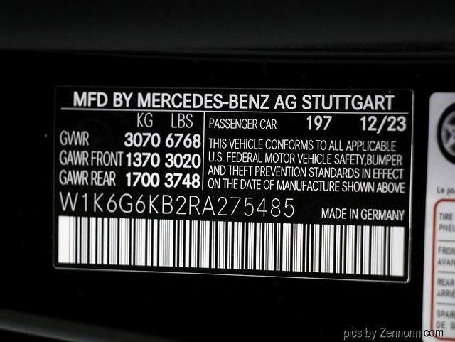 new 2024 Mercedes-Benz S-Class car, priced at $134,805