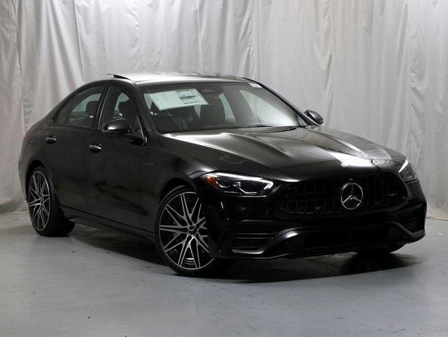 new 2025 Mercedes-Benz AMG C 43 car, priced at $72,195