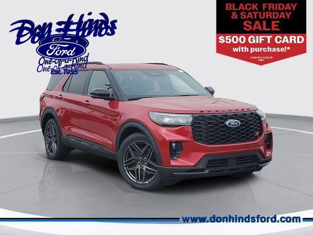 new 2025 Ford Explorer car, priced at $57,178