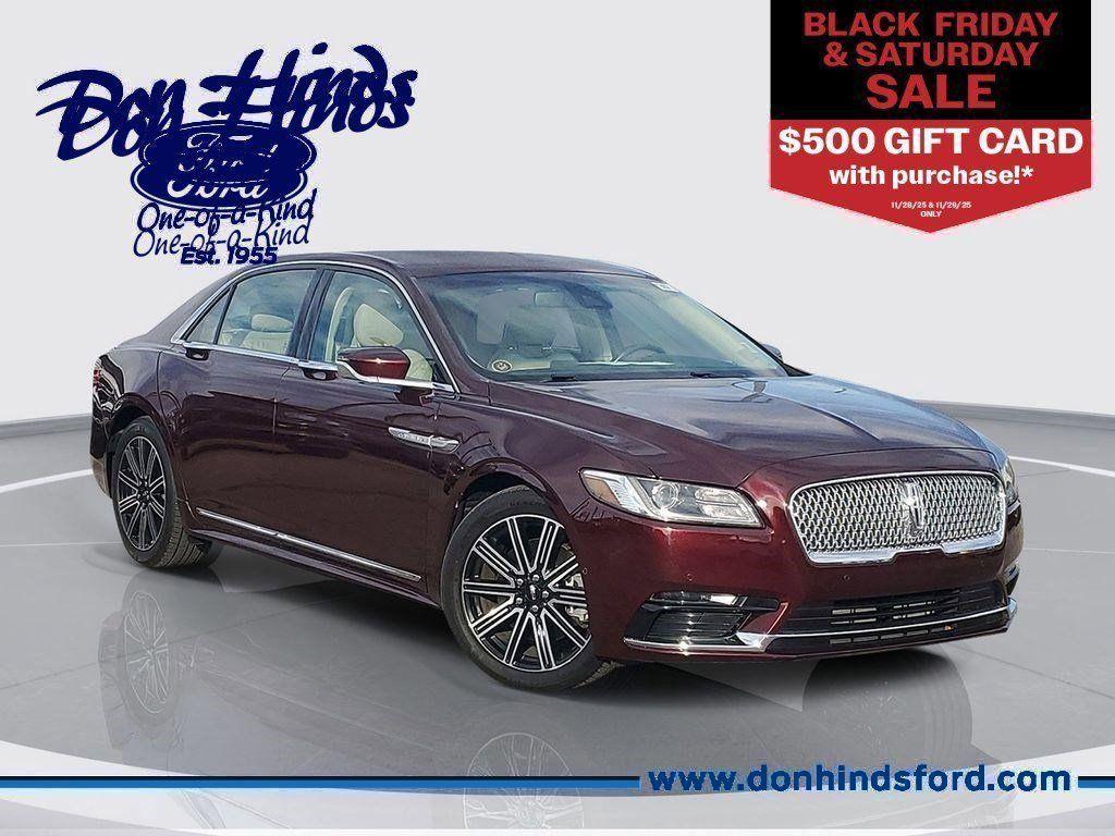 used 2017 Lincoln Continental car, priced at $20,000