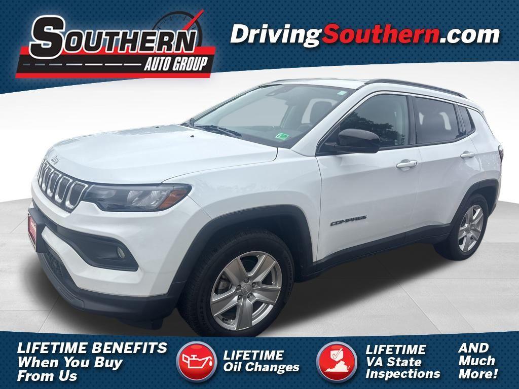 used 2022 Jeep Compass car, priced at $17,995