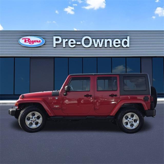 used 2014 Jeep Wrangler Unlimited car, priced at $18,994