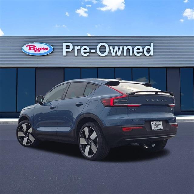 used 2023 Volvo C40 Recharge Pure Electric car, priced at $28,465