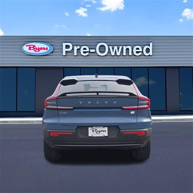 used 2023 Volvo C40 Recharge Pure Electric car, priced at $28,465