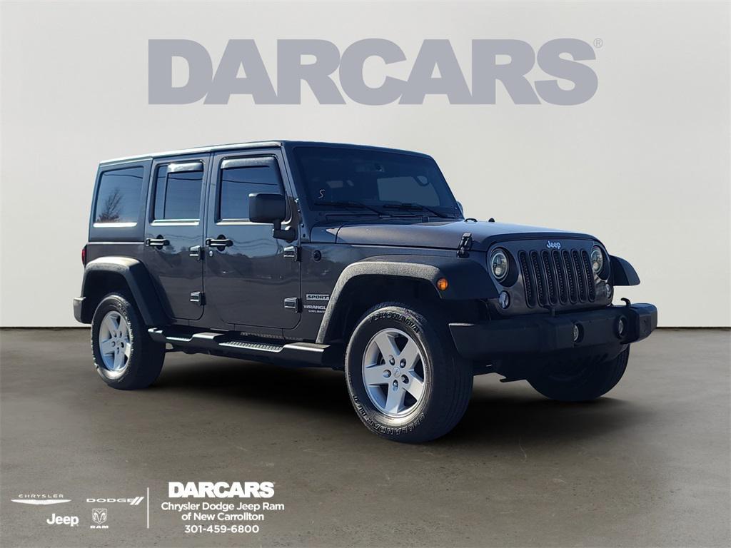 used 2017 Jeep Wrangler Unlimited car, priced at $15,953