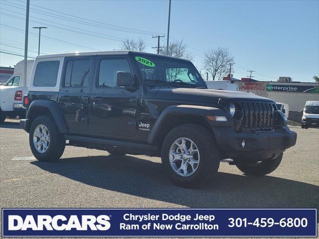 used 2021 Jeep Wrangler Unlimited car, priced at $29,900