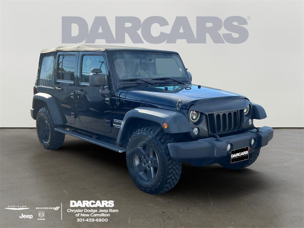 used 2017 Jeep Wrangler Unlimited car, priced at $15,077