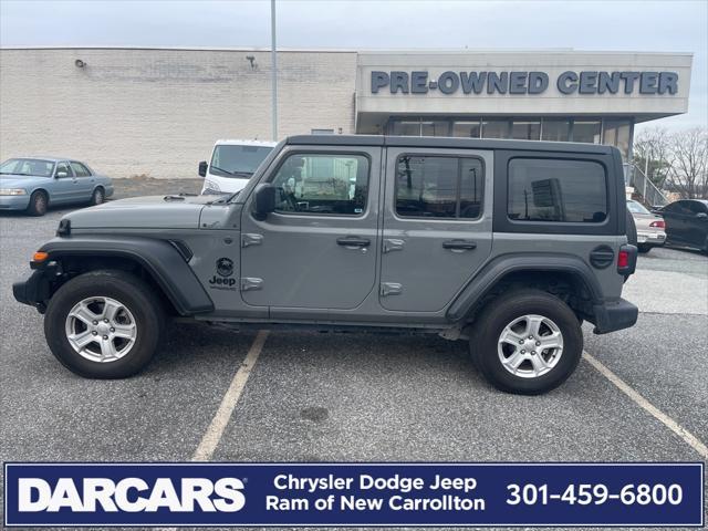 used 2022 Jeep Wrangler Unlimited car, priced at $32,358