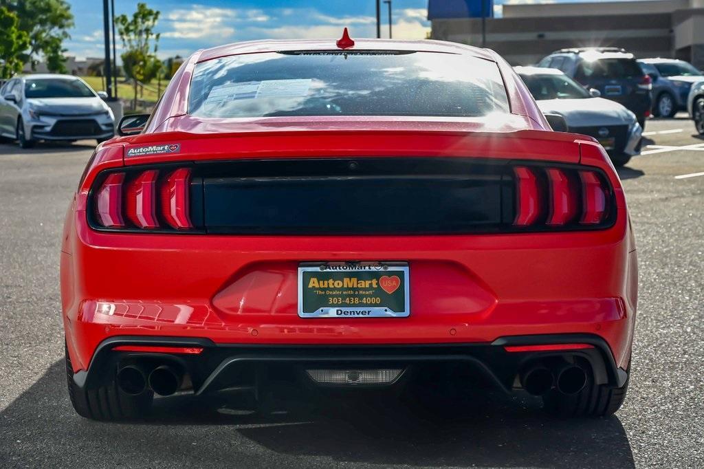 used 2021 Ford Mustang car, priced at $38,885