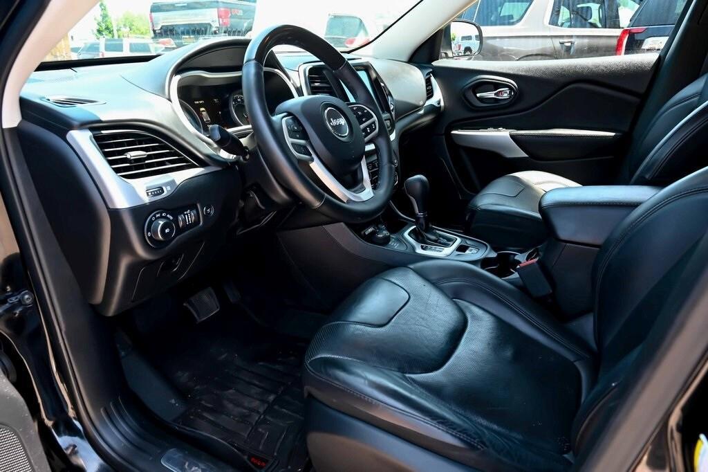 used 2017 Jeep Cherokee car, priced at $17,431