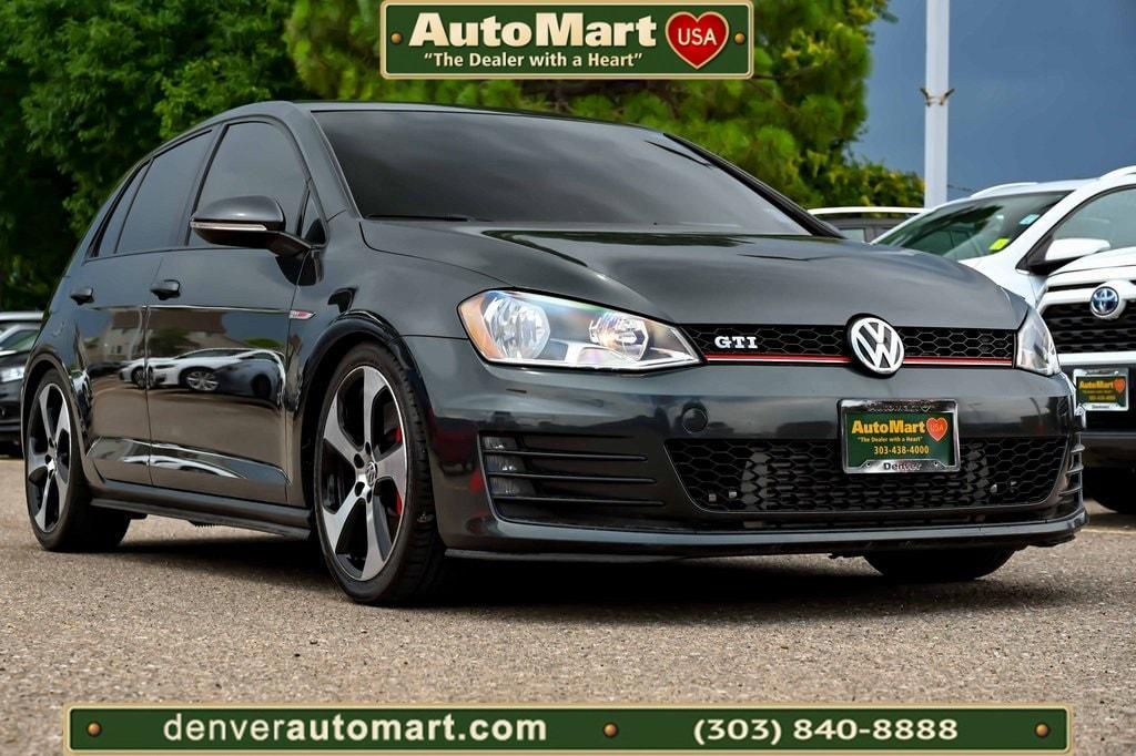 used 2017 Volkswagen Golf GTI car, priced at $15,855