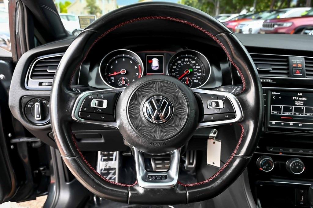 used 2017 Volkswagen Golf GTI car, priced at $15,855