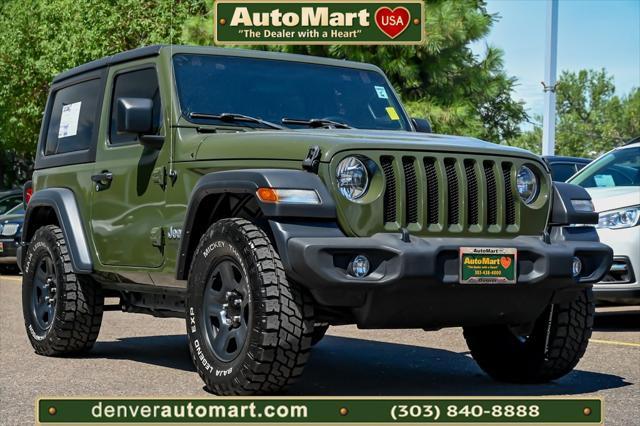 used 2020 Jeep Wrangler car, priced at $27,511