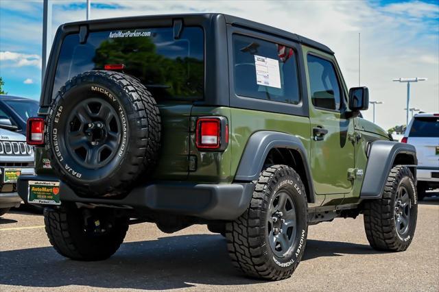 used 2020 Jeep Wrangler car, priced at $27,511