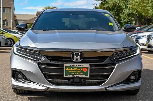 used 2021 Honda Accord car, priced at $28,517