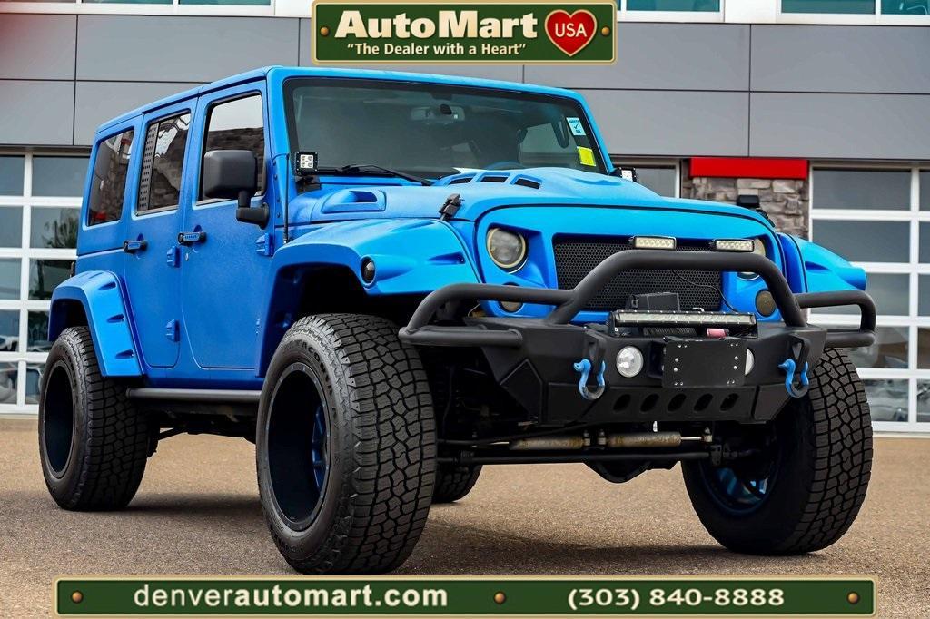 used 2014 Jeep Wrangler Unlimited car, priced at $26,990