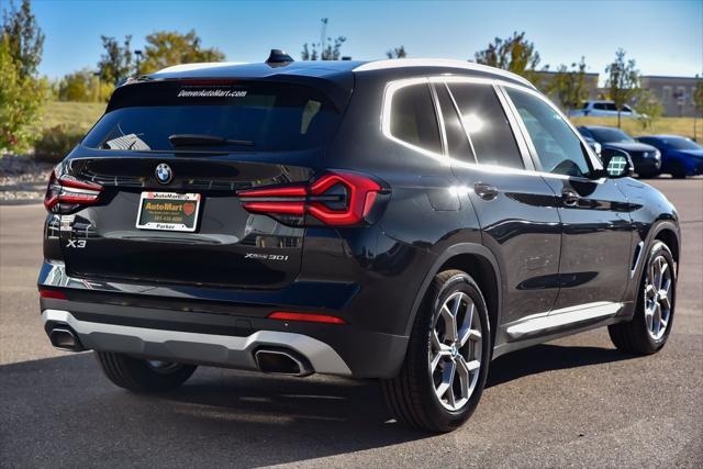 used 2022 BMW X3 car, priced at $33,495