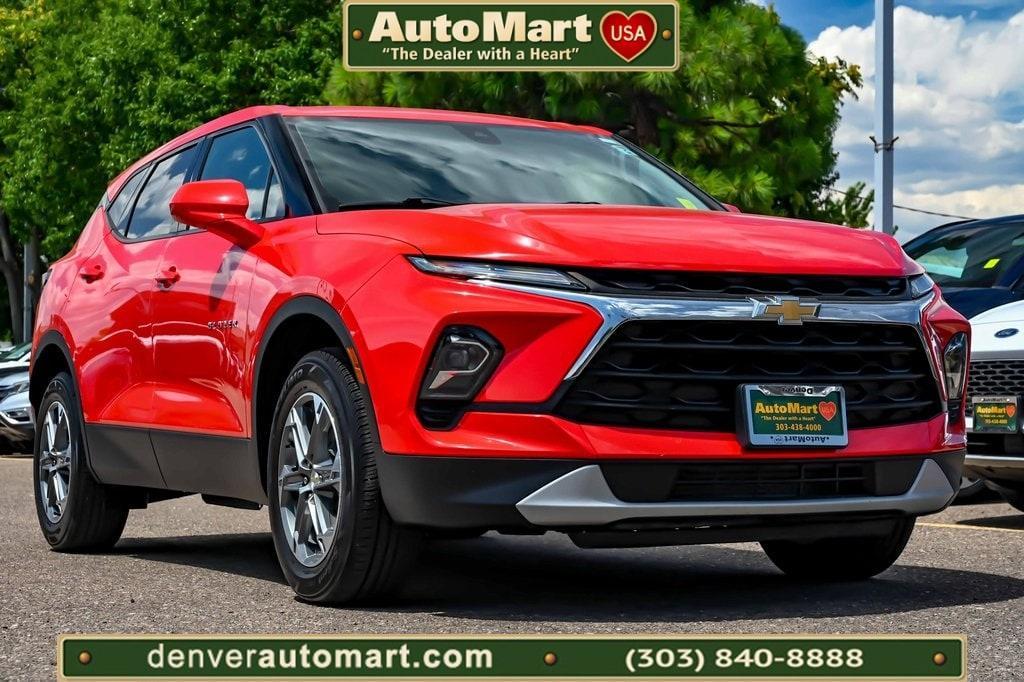 used 2023 Chevrolet Blazer car, priced at $25,637