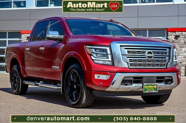 used 2021 Nissan Titan car, priced at $34,997