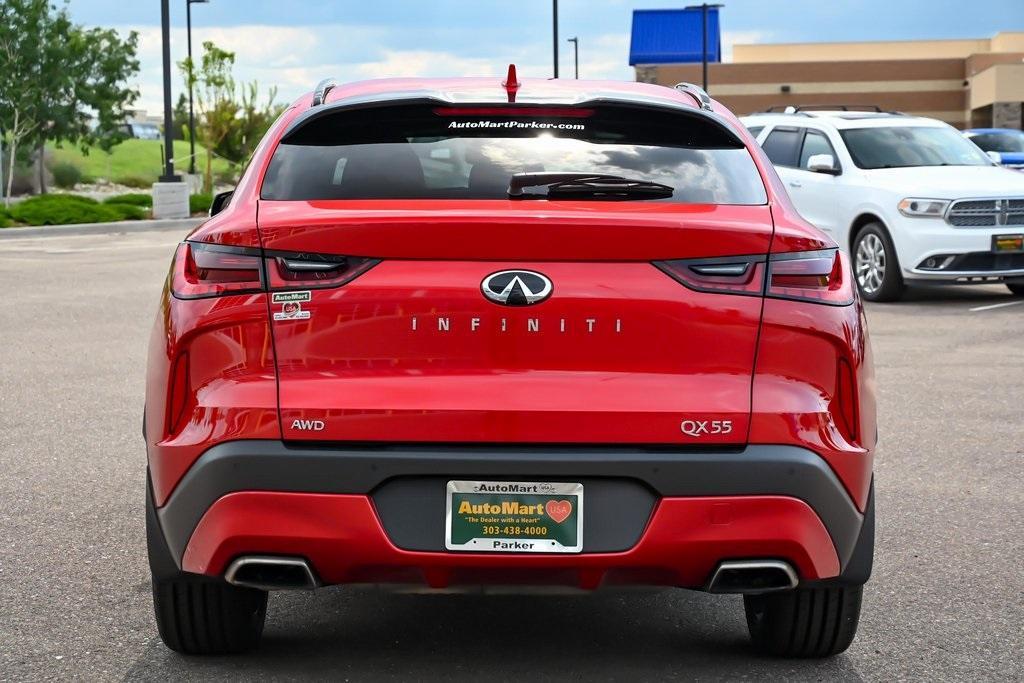 used 2022 INFINITI QX55 car, priced at $30,491