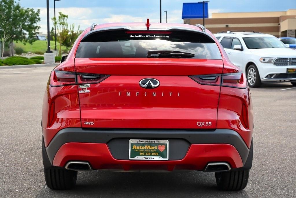 used 2022 INFINITI QX55 car, priced at $30,239
