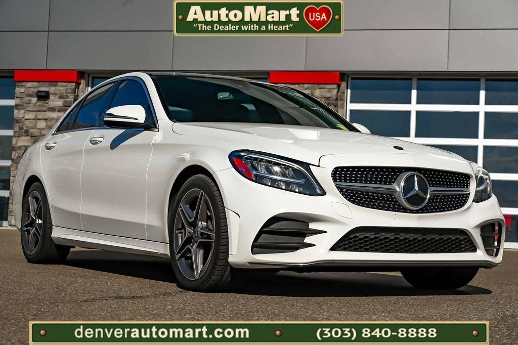 used 2021 Mercedes-Benz C-Class car, priced at $26,987