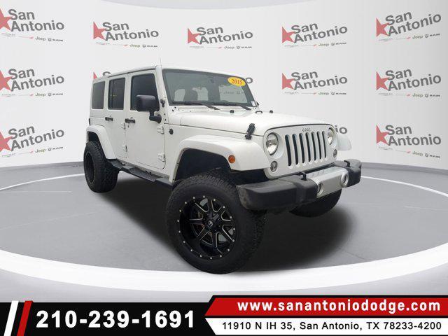 used 2015 Jeep Wrangler Unlimited car, priced at $19,777