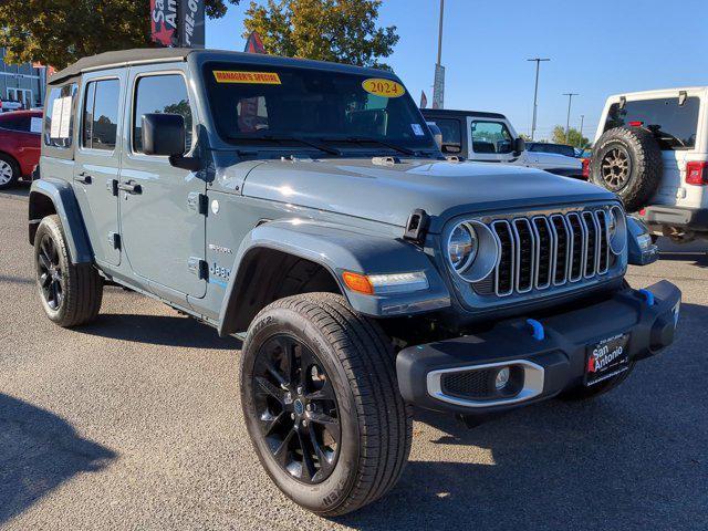 used 2024 Jeep Wrangler 4xe car, priced at $37,500