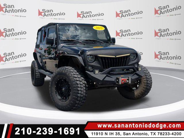 used 2015 Jeep Wrangler Unlimited car, priced at $16,468