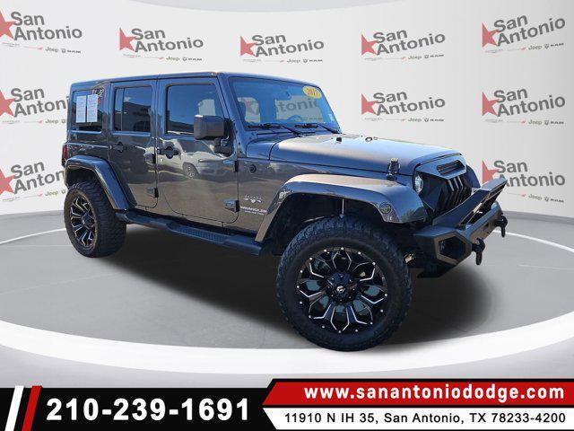 used 2017 Jeep Wrangler Unlimited car, priced at $23,987