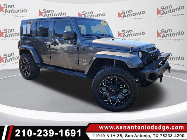 used 2017 Jeep Wrangler Unlimited car, priced at $22,385