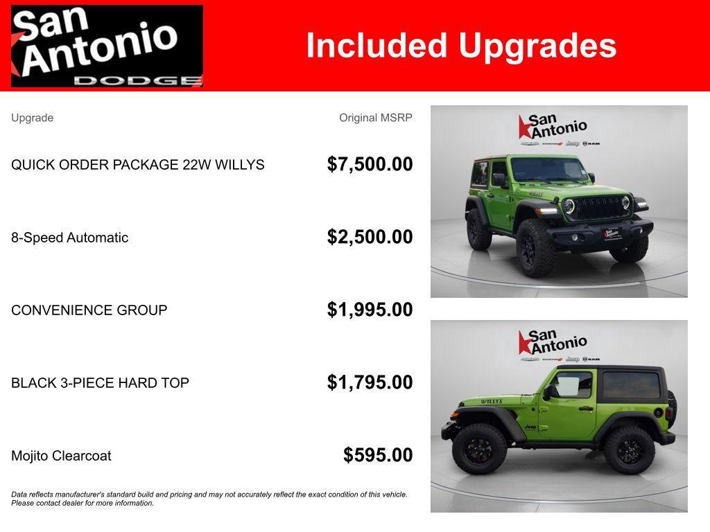new 2025 Jeep Wrangler car, priced at $42,112
