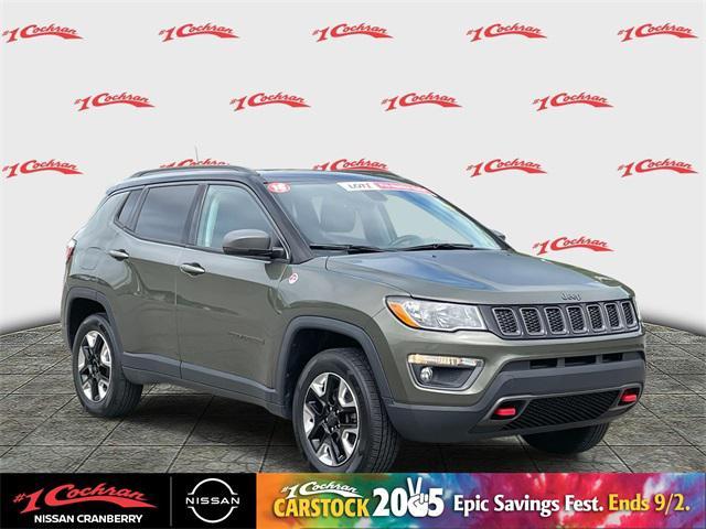 used 2018 Jeep Compass car, priced at $10,000